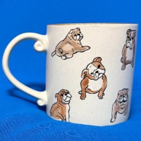 NEW  GORGEOUS & ADORABLE ENGLISH BULLDOG " DOG MOM " 21 OZ / 21 OUNCES MUG / CUP - Picture 9 of 16